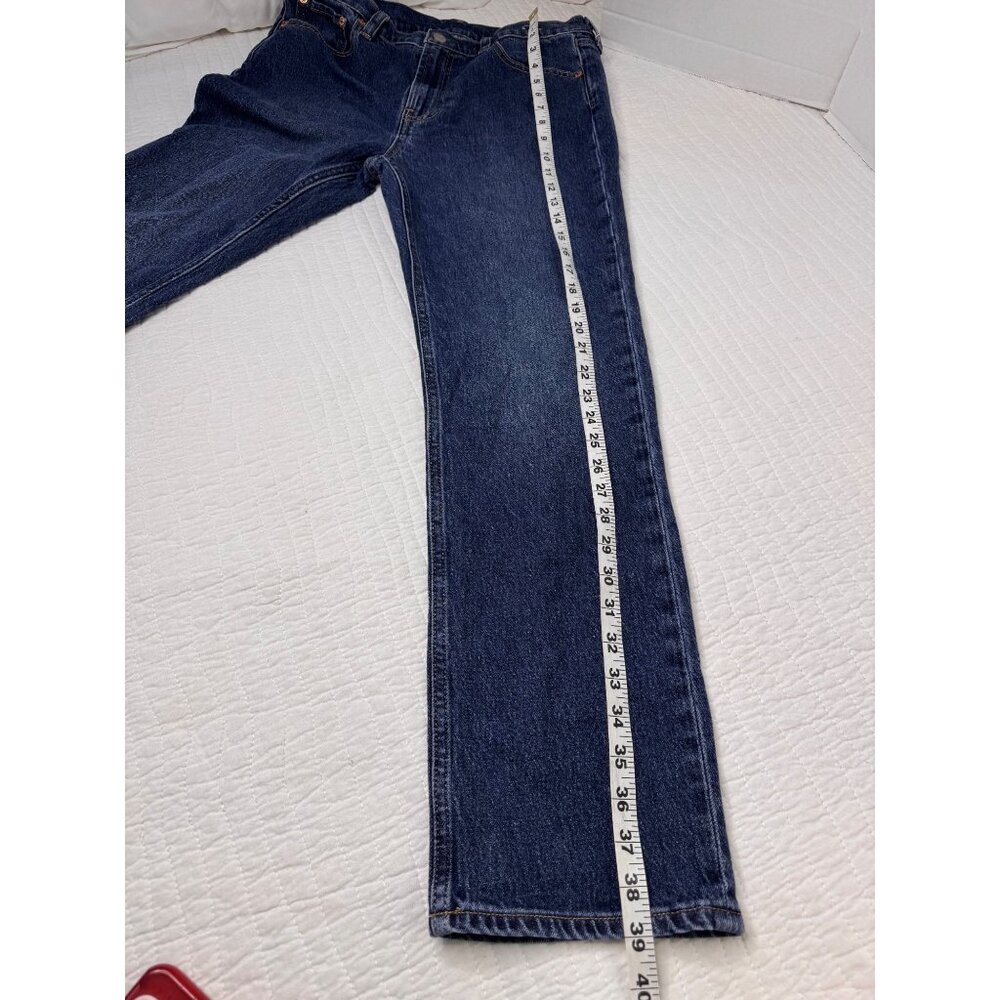 Gap 90s Straight High Rise Blue Casual Jean Woman’s Size 30/10 Short - Picture 9 of 9